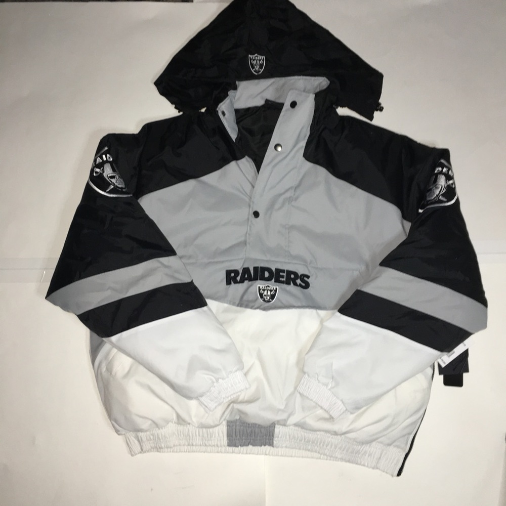 Oakland Raiders Half Zip Jacket